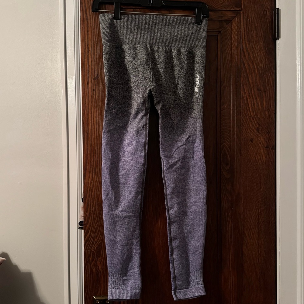 Gymshark Ombré Workout Leggings Purple Grey